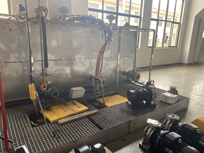 horizontal centrifugal pumps test platform