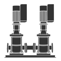 multistage pumps in series icon