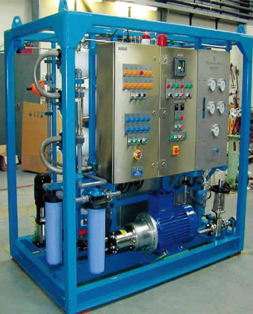 seawater reverse osmosis system and pump